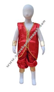 kostum india boy merah